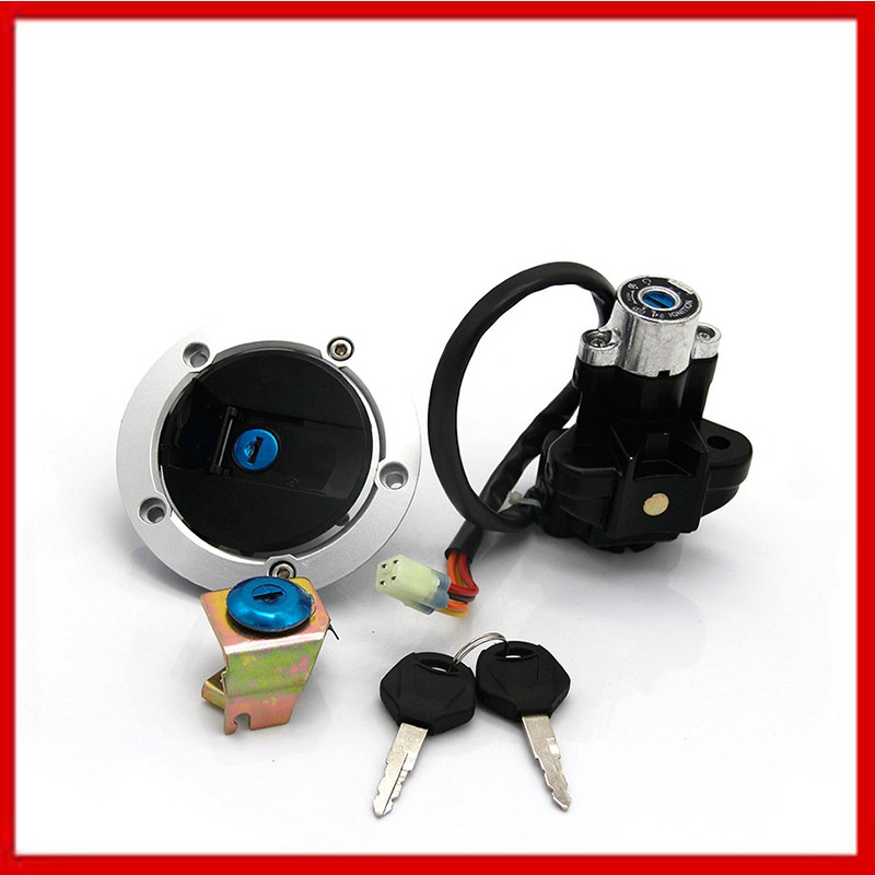 Suzuki GSXR1000Z SV650A/SF/S SFV650 SV1000S ชุดล็อค: ล็อคประตูไฟฟ้า ล็อคถังน้ํามัน ล็อคหน้า OEM:3700
