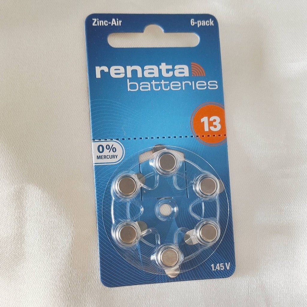 พร้อมส่ง！！ ถ่านหูฟัง Renata 13/PR48 / ถ่านเครื่องช่วยฟัง