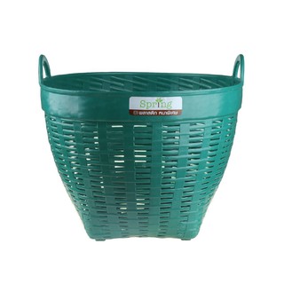 SPRING NO. 4 GREEN PVC BASKET เข่งพลาสติก  เบอร์ 4 สีเขียว อุปกรณ์ทำสวนอื่นๆ อุปกรณ์ทำสวน สวนและอุปกรณ์ตกแต่ง  NO. 4 GRE