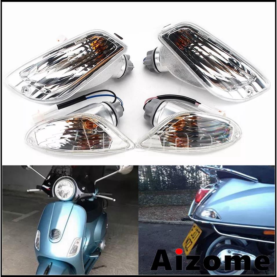 ไฟเลี้ยวด้านหน้าและด้านหลังไฟแสดงสถานะสกู๊ตเตอร์สําหรับ Vespa LX 50 LX 125 LX 150 2-Takt และ 4-Takt 