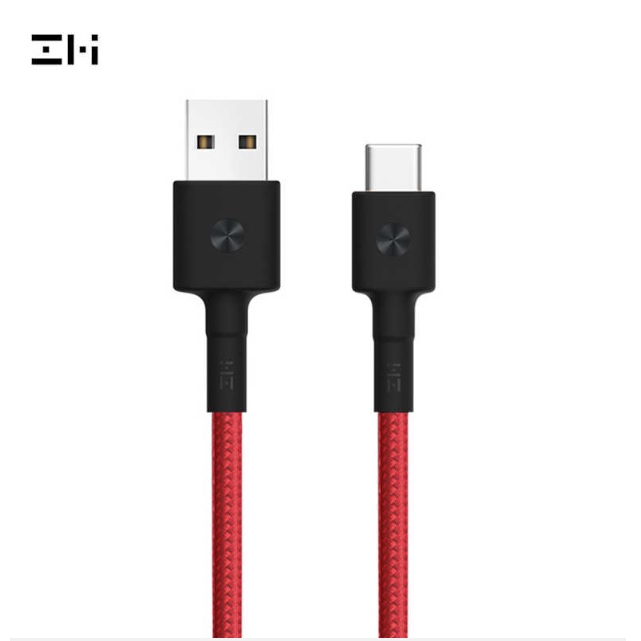 [IX] Xiaomi MIJIA ZMI MFI CERTIFIED PP ปลอกถัก สําหรับชาร์จและซิงค์ข้อมูล สายเคเบิล USB-C แม่เหล็ก 1 ม. AL401 (สีแดง / สีดํา)