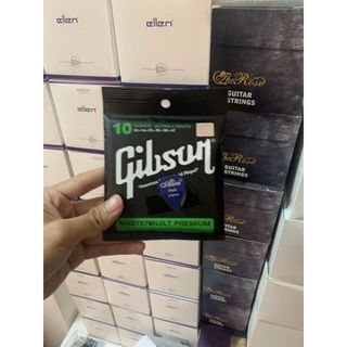 สายกีต้าร์โปร่ง🎸แถมคาโป้เหล็ก🎸แถมปิ๊ก ยี้ห้อgibson
