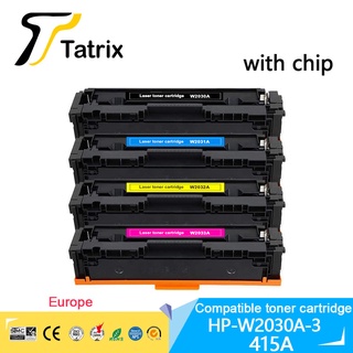 Tatrix 415A Compatible Color Toner Cartridge HP 415A W2030A W2031A W2023A W2033A for Hp Color LaserJet Pro MFP M479 M454