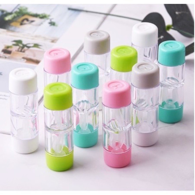ตลับใส่คอนเเทคเลนส์เเบบเเคปซูลสินค้าพร้อมส่ง ตลับแคปซูน รูปที่ 6