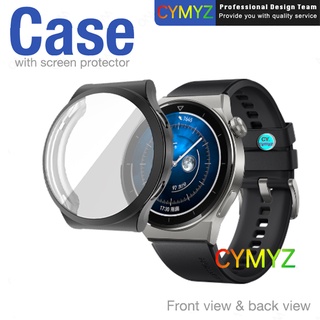 เคส huawei watch GT3 GT 3 Pro เคส เคสป้องกันรอบด้าน 360° เคสแบบเต็มจอ เคส huawei watch GT 3 Pro 46mm 43mm เคส เคสป้องกัน เคส huawei GT 3 Pro เคส เคสเต็มจอ