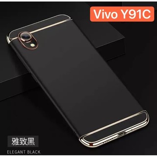 [ส่งจากไทย] Case Vivo V9 V7 V7Plus V5 V5S Y53 Y51 Y71 Y81 V5Plus Y91C ท้าย เคสประกบ3 ชิ้น เคสกันกระแทก สวยและบางมาก