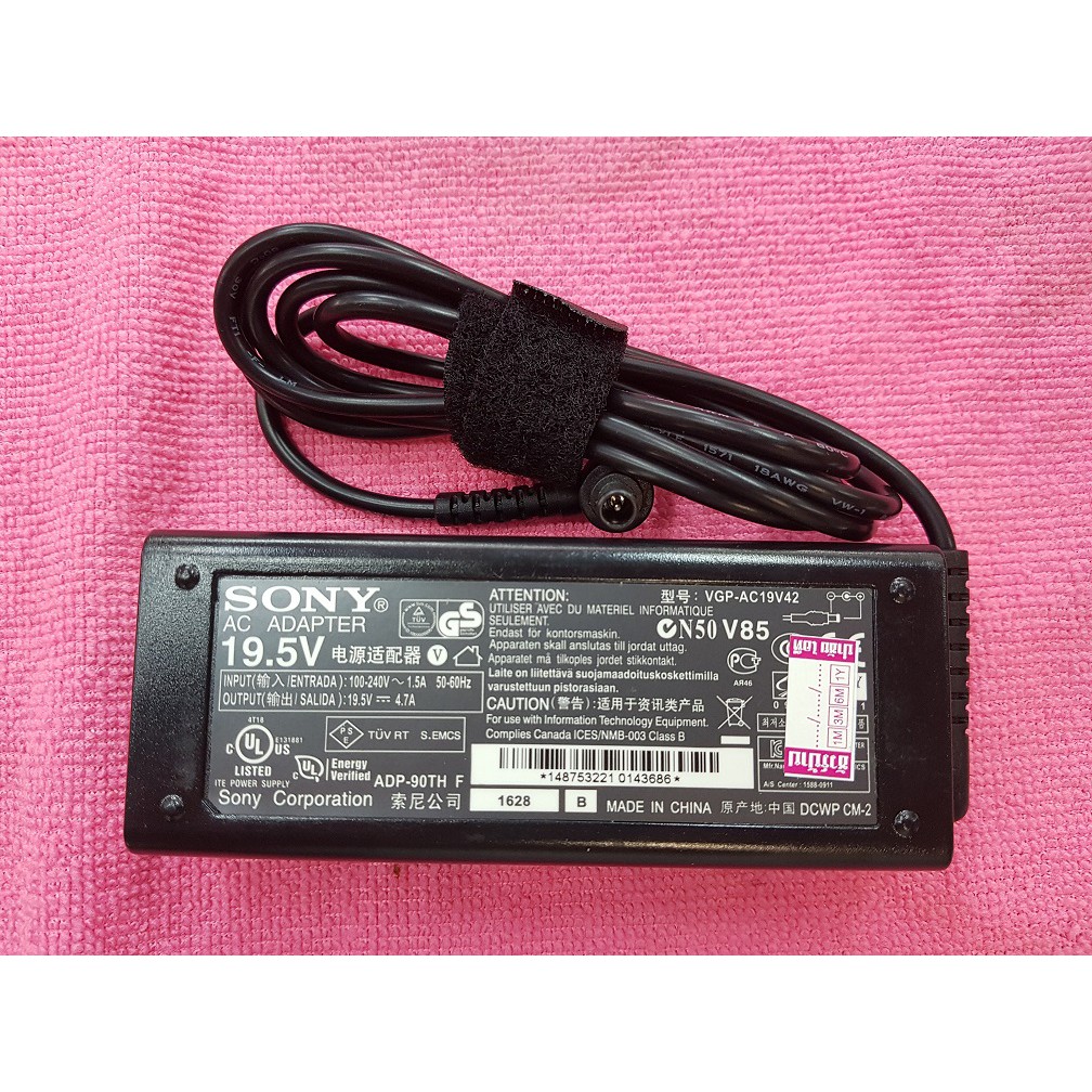 Sony Adapter 19.5V/4.7A (6.5*4.4mm) หัวเข็ม ประกัน1ปี Shopee Thailand