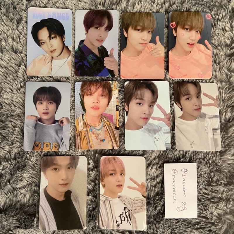 NCT 127 Dream Haechan Photocard - MD ซอสร้อนโฮโลแกรม holo Yizhiyu yzy Reloaded hotsa Slowacid vol1 v
