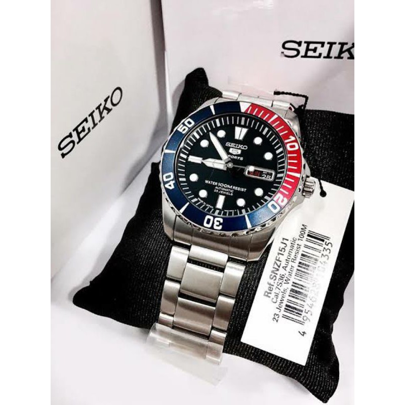 นาฬิกา Seiko 5 Sports Diver's Automatic SNZF15J Men's Watch
