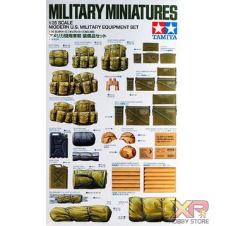 [Tamiya] 1/35 : Military Miniatures Modern U.S. Vehicle Equipment Set (TA 35266)