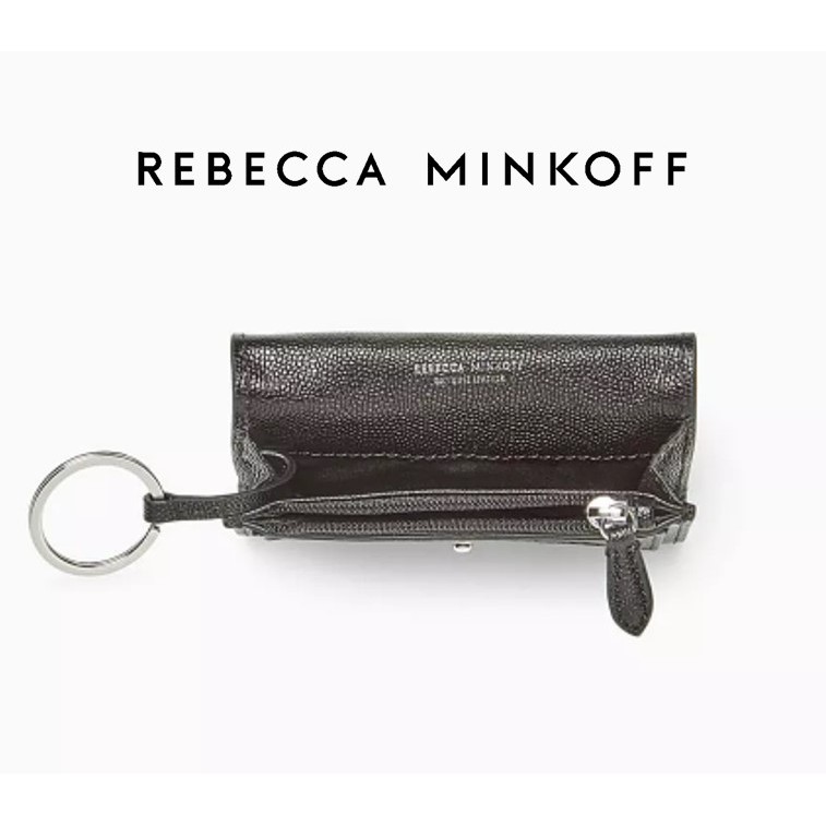 rebecca minkoff bifold keyring wallet