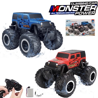 รถบังคับ MONSTER POWER รถบังคับ RC ระบบสัญญาณ 2.4Ghz วิ่งบนน้ำ หมุนได้ 360องศา No.G0385R