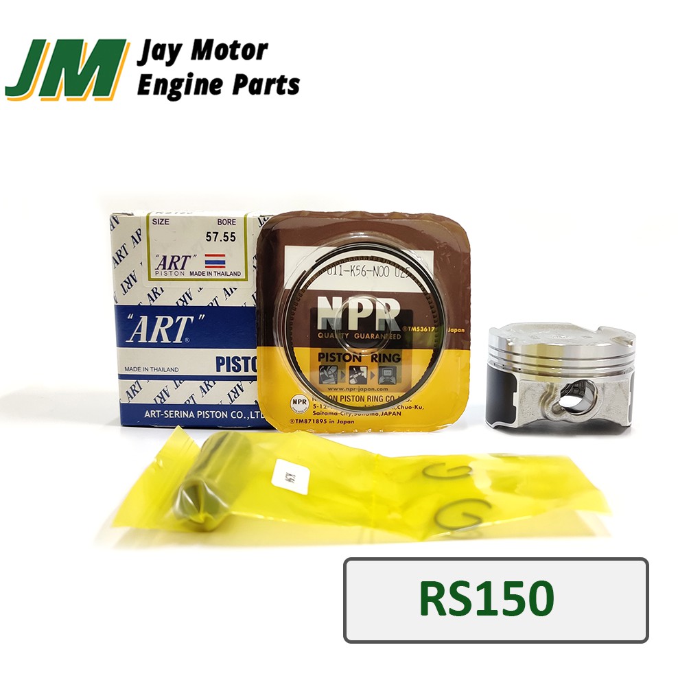 HONDA RS150 / RS 150 / RS ART PISTON KIT SET STD ️ 100 (57.30MM ️ 58.30MM )