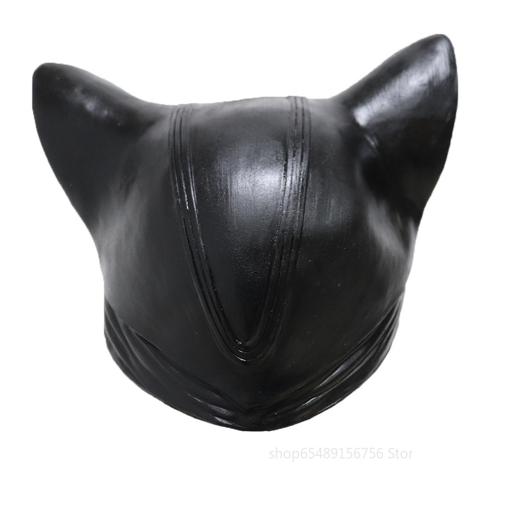 อุปกรณ์ประกอบฉากคอสเพลย์ Superhero Woman Cat Mask Cosplay Costume Latex ...