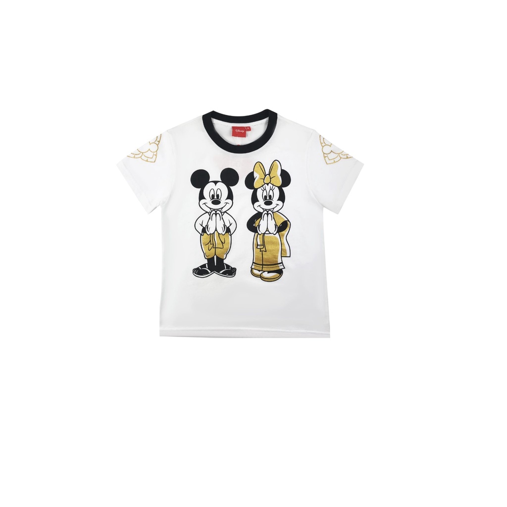 MICKEY : เสื้อแขนสั้นเด็กผู้ชาย ลิขสิทธิ์แท้