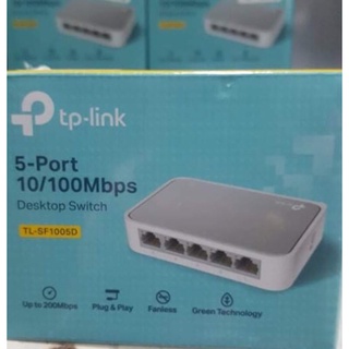 TP-LINK รุ่น TL-SF1005D 5 PORTS FAST PORT 10/100Mbps RJ45 PORTS (5") - รับ