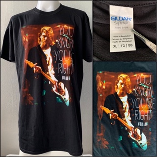 เสื้อศิลปิน Kurt Cobain : You Know Youre Right