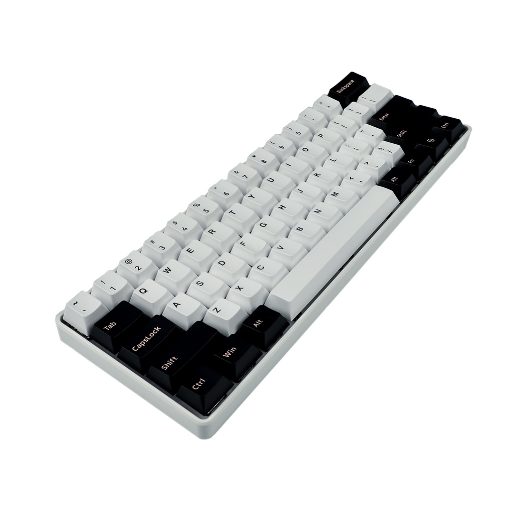 YMDK Cherry 165 Key GMK สี Olivia Keycap Double Shot PBT Non Shine ผ่าน ANSI 61 64 84 87 96 104 GK61