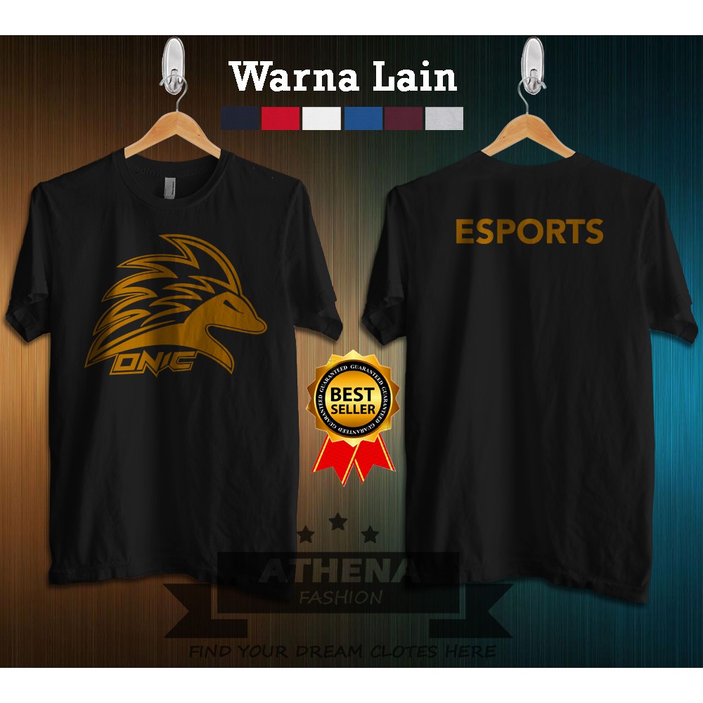 เสื้อยืด SHORT SLEEVE O-NECK TEAM ESPORTS ONIC ESPORTS GAMING คุณภาพระดับพรีเมียม