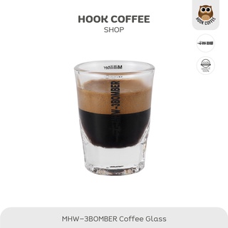 MHW-3BOMBER Round Shot Glass/OZ Cup - แก้วตวงกาแฟ แก้วชอต ขนาด 50 ml