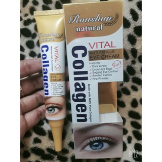 ROUSHUN Natural Collagen Vital eye Cream ครีมทาใต้ตาคอลเจนบริสุทธิ์ 100% 35g**ของแท้ พร้อมส่ง