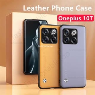 เคสโทรศัพท์มือถือหนัง PU TPU นิ่ม กันกระแทก ปิดด้านหลัง สําหรับ Oneplus 10 pro 10 T 10pro 10t Oneplus10pro Oneplus10t