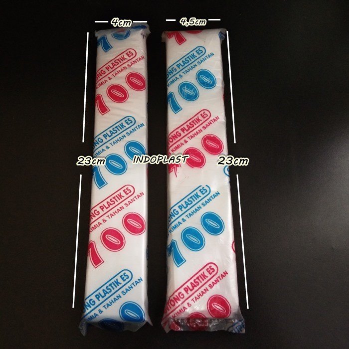 พลาสติก PE 4X23 4.5X23 / พลาสติกน้ําแข็งพริก mambo / PE 700