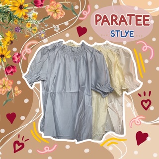 PARATEE.STYLE🧵👩🏽‍🤝‍👩🏻 | Candy Top เสื้อคอระบาย แขนจั๊ม