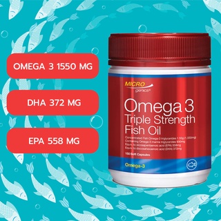 Microgenics Omega 3 Triple Strength Fish Oil 150 Capsules
