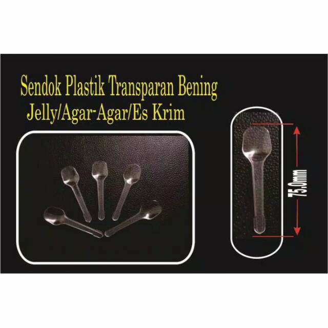 พลาสติกใส SPOON/JELLY SPOON/ICE CREAM SPOON