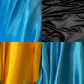 ผ้าซาติน ผ้าต่วน ผ้าเครป เนื้อมันเงา ทำสไบ ชุดนอน ประดับเวที…