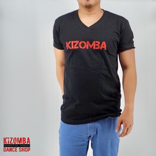 เสื้อยืดสกรีน  Kizomba ใส่ได้ทั้งผู้ชายและผู้หญิง Unisex Kizomba T-Shirt, flex and foil screen