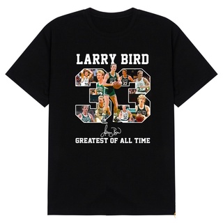 ขายดี เสื้อยืด พิมพ์ลาย Larry Bird Greatest Of All Time สีดํา N623 NKplim21HGplnm61Size S-5XL