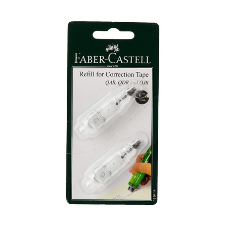 Faber-Castell Refill สําหรับ QJR-506 และ QAR-506 เทปลบคําผิด (ชุด/2 ชิ้น)