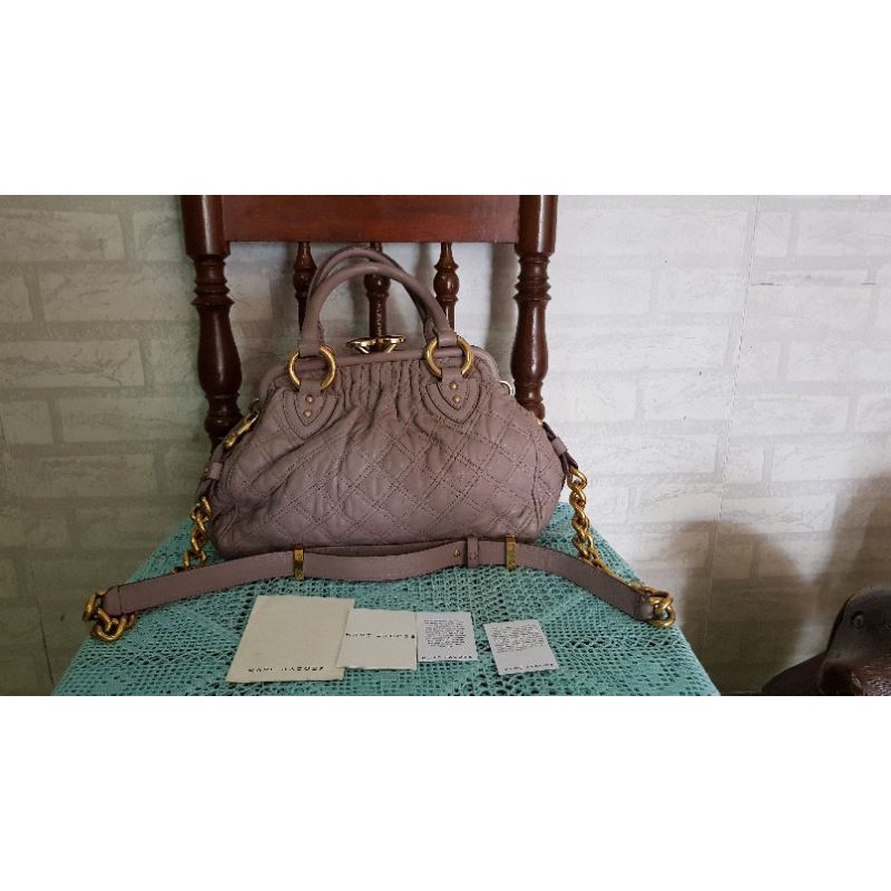 กระเป๋า Marc jacob the stam bag มือสองของแท้ Shopee Thailand