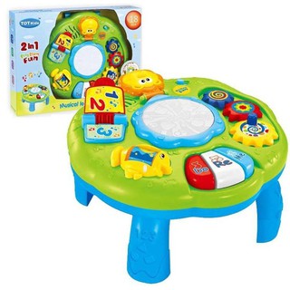 Musical Learning Table โต๊ะกิจกรรม 2 in 1 สีเขียว