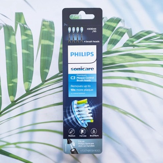 (Philips®) Sonicare Toothbrush Heads C3 Premium Plaque Control 4 Brush Heads, HX9044/95 ฟิลิปส์ หัวแปรงสีฟันไฟฟ้า 4รีฟิว