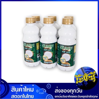 กะทิขวด 250 มล. (6ขวด) อัมพวา Ampawa Coconut Milk กะทิ กระทิ กระทิขวด น้ำกะทิ น้ำกระทิ หัวกระทิ หัวกะทิ