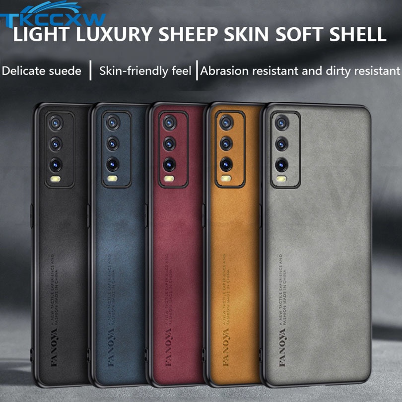 เคสโทรศัพท์มือถือหนัง PU ไมโครไฟเบอร์ แบบนิ่ม สําหรับ Vivo T2x Y21 Y21e Y21a Y21S Y21t Y21G Y33S Y33