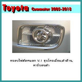 ครอบไฟตัดหมอก COMMUTER 2005-2010 V.1 ดำด้าน