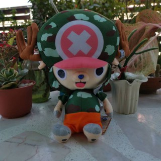 (ของแท้) ตุ๊กตา ชอปเปอร์ Chopper จาก การ์ตูน วันพีช Onepiece ชุดทหาร ไซต์ s