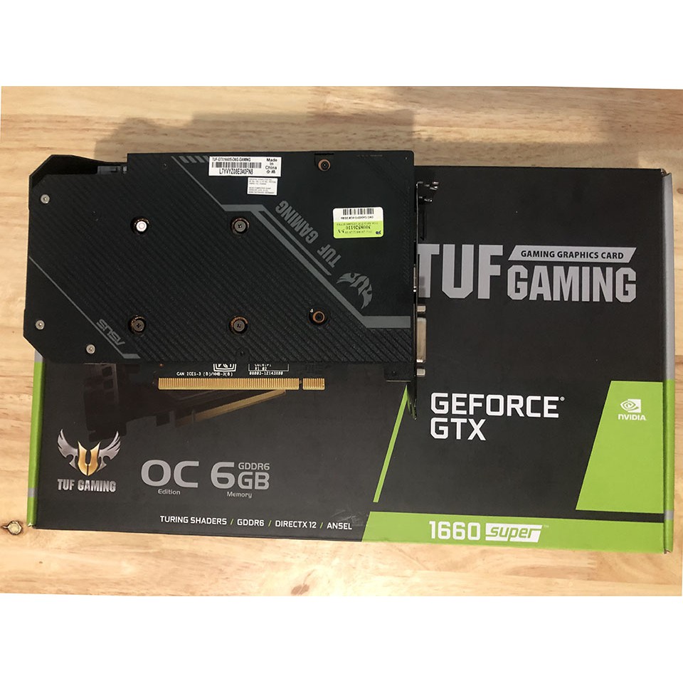 ASUS TUF GTX1660 SUPER O6G GAMING 6GB - ocaronedreambox - ThaiPick
