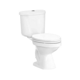 สุขภัณฑ์ 2 ชิ้น COTTO C13960 6L สีขาว 2-PIECE TOILET C13960 6L WHITE