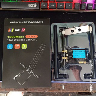 ไวฟาย PCI-E 1200Mbps 2เสา รับได้ทั้ง2.4 และ5G