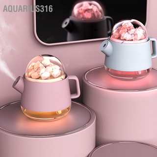 Aquarius316 เครื่องทําความชื้นหินเกลือ 360 มล. ไร้สาย เสียงเงียบ สําหรับบ้าน หอพัก ของขวัญ