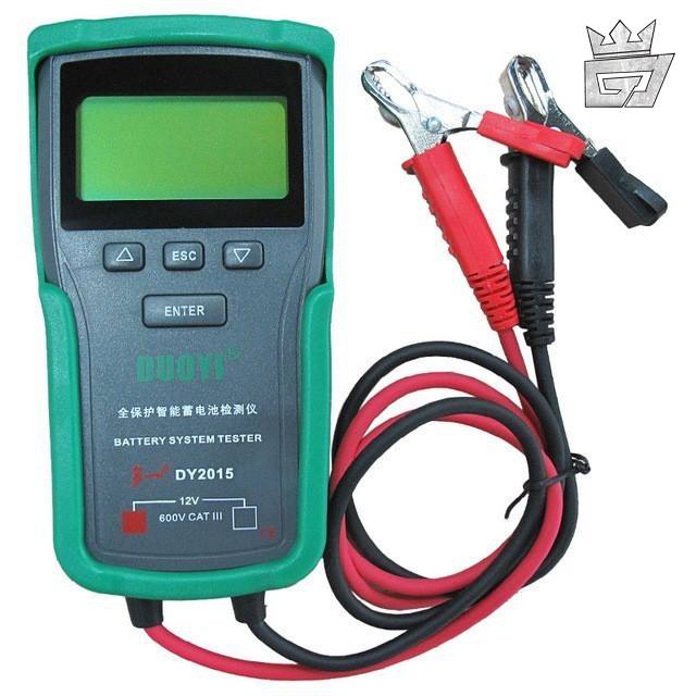 DY2015 มีสินค้าพร้อมส่ง เครื่องวัดค่า cca แบตเตอรี่รถยนต์ เครื่องวิเคราะห์แบตเตอรี่ วัดแบตเตอรี่ + เ