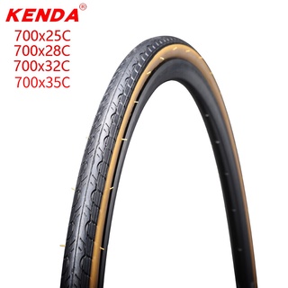 Kenda ยางจักรยาน 700C 700x25C 28C 32 35C 700er 460g สีเหลือง 110 PSI