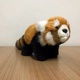 ตุ๊กตาแพนด้าแดงท่าท่ายืน ตุ๊กตา แพนด้าแดง Red panda  LESSER PANDA , RED PANDA,  Red panda plush toy