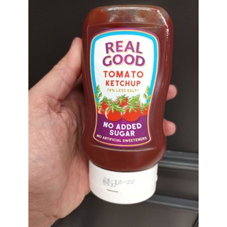 Real Good Ketchup Tomato ซอสมะเขือเทศ  เรียลกู๊ด 310กรัม ราคาพิเศษ