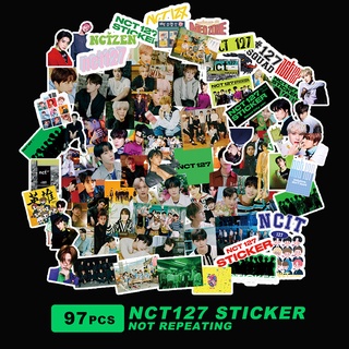 97pcs/set NCT 127 Sticker Sticker Album Photo Stickers Diary Luggage Stickers